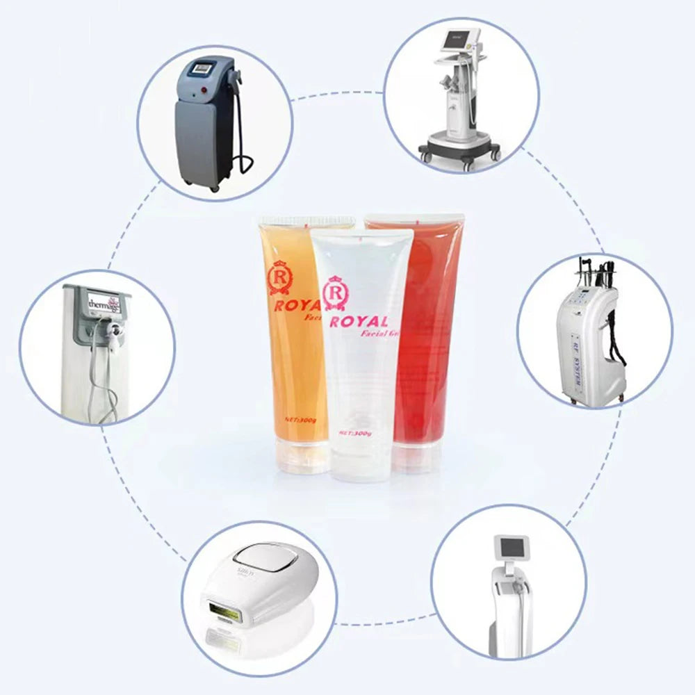 RF&EMS Body Slimming Ultrasonic Gel Massager Cavitation Facial Skin Firming Lifting Tighten Anti Wrinkles Injection Gel Cream